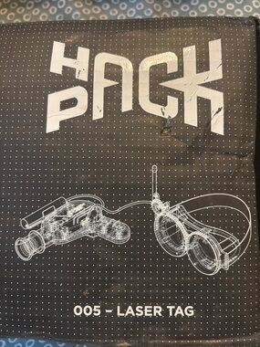 005 Laser Tag Set – Black Goggles & Blaster